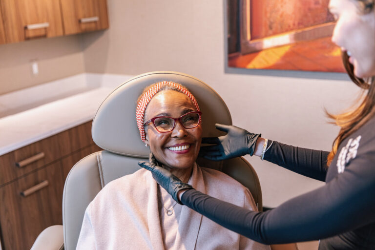 Patient getting consultation at BOYD