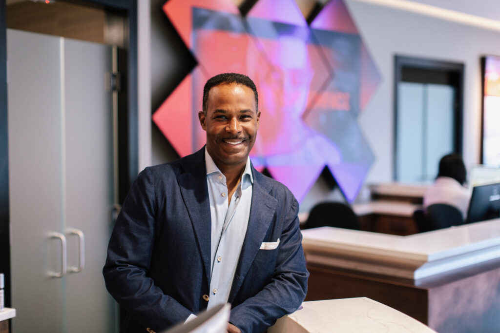 Dr. Charles Boyd, Harvard-trained facial plastic surgeon and founder of BOYD Med Spa, at the Detroit location